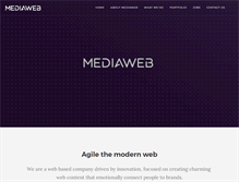 Tablet Screenshot of mediaweb.pt